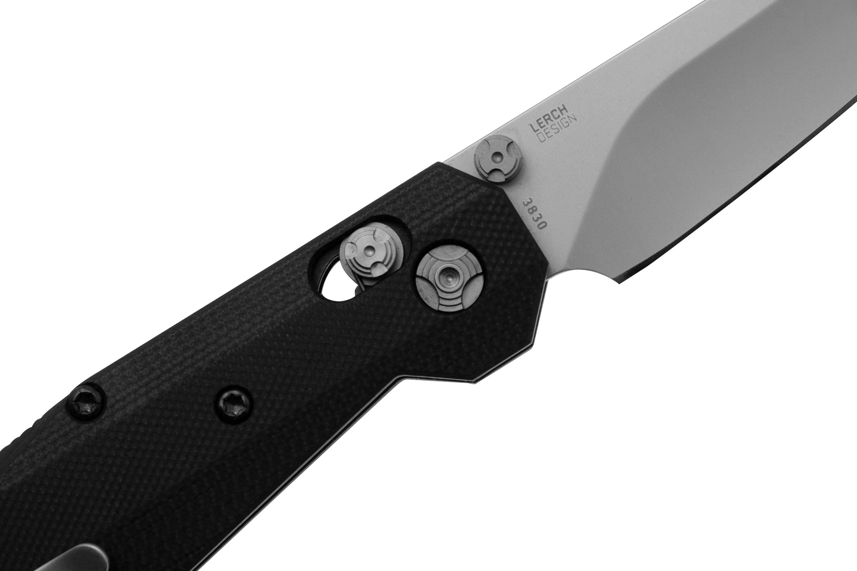 CRKT LCBK 3830 Crossbar Lock, Black G10 navaja, Matthew Lerch design