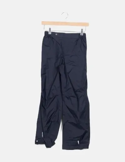Decathlon Pantalón azul impermeable deportivo