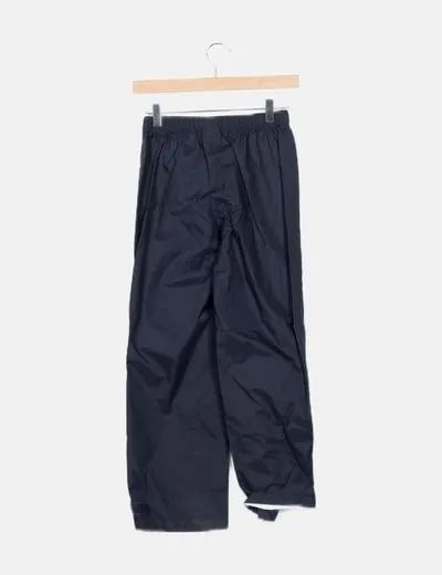 Decathlon Pantalón azul impermeable deportivo