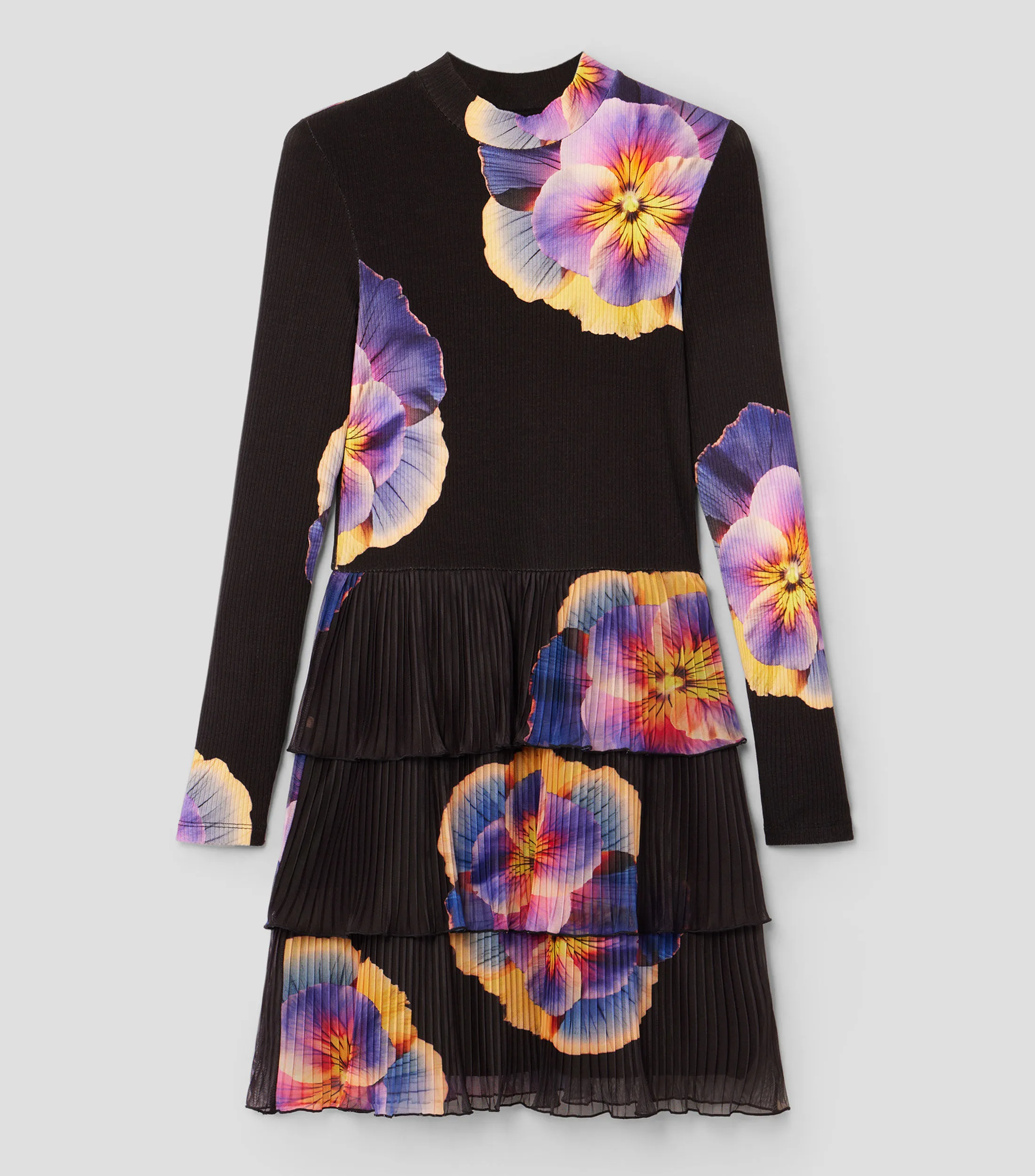 Desigual Vestido corto con manga larga Mujer