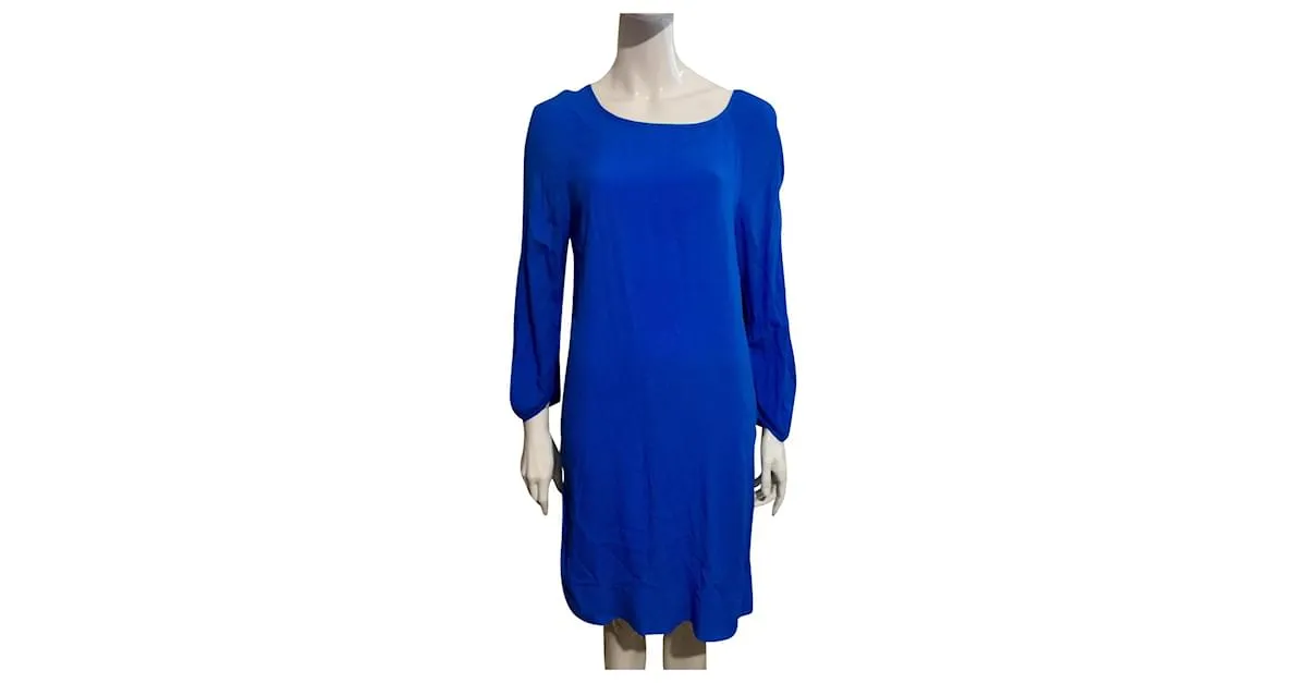 Diane Von Furstenberg Vestido azul royal Eribec DvF 