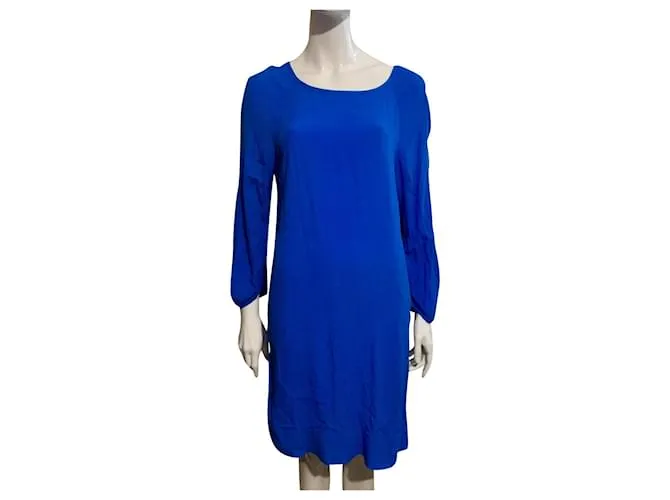 Diane Von Furstenberg Vestido azul royal Eribec DvF 