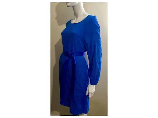Diane Von Furstenberg Vestido azul royal Eribec DvF 