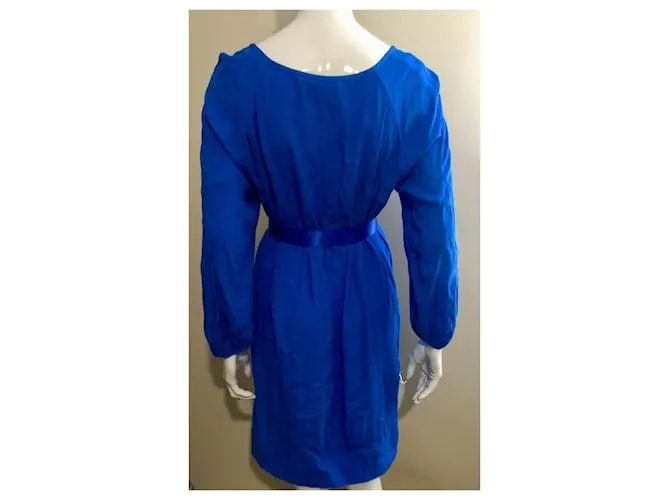 Diane Von Furstenberg Vestido azul royal Eribec DvF 