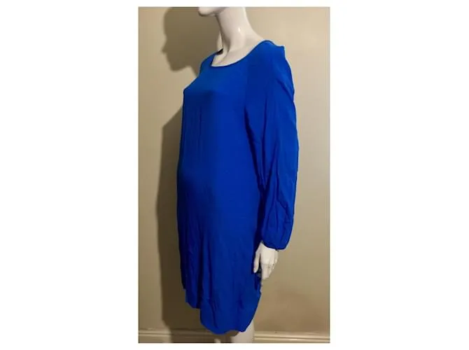 Diane Von Furstenberg Vestido azul royal Eribec DvF 