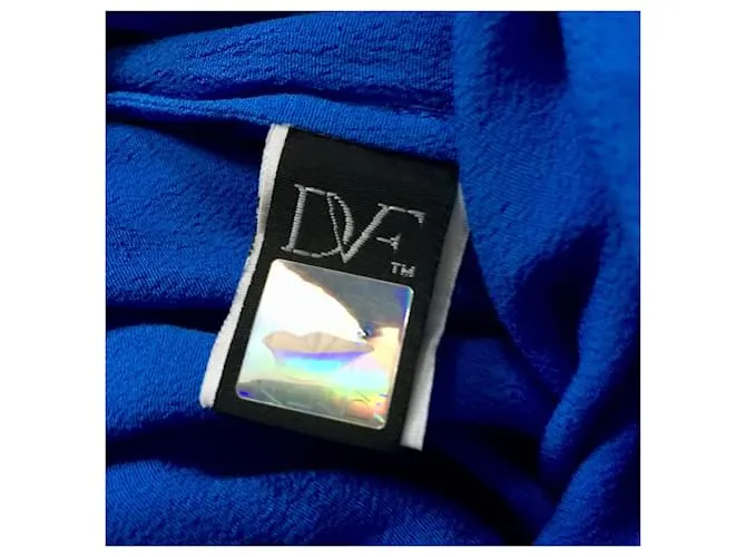 Diane Von Furstenberg Vestido azul royal Eribec DvF 