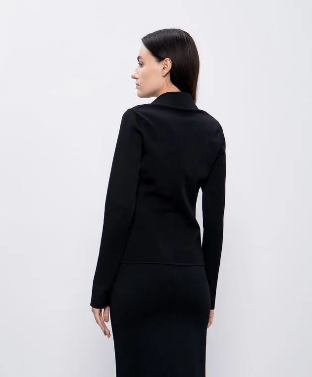 Dolce&Gabbana Black jacket with metallic DG logo