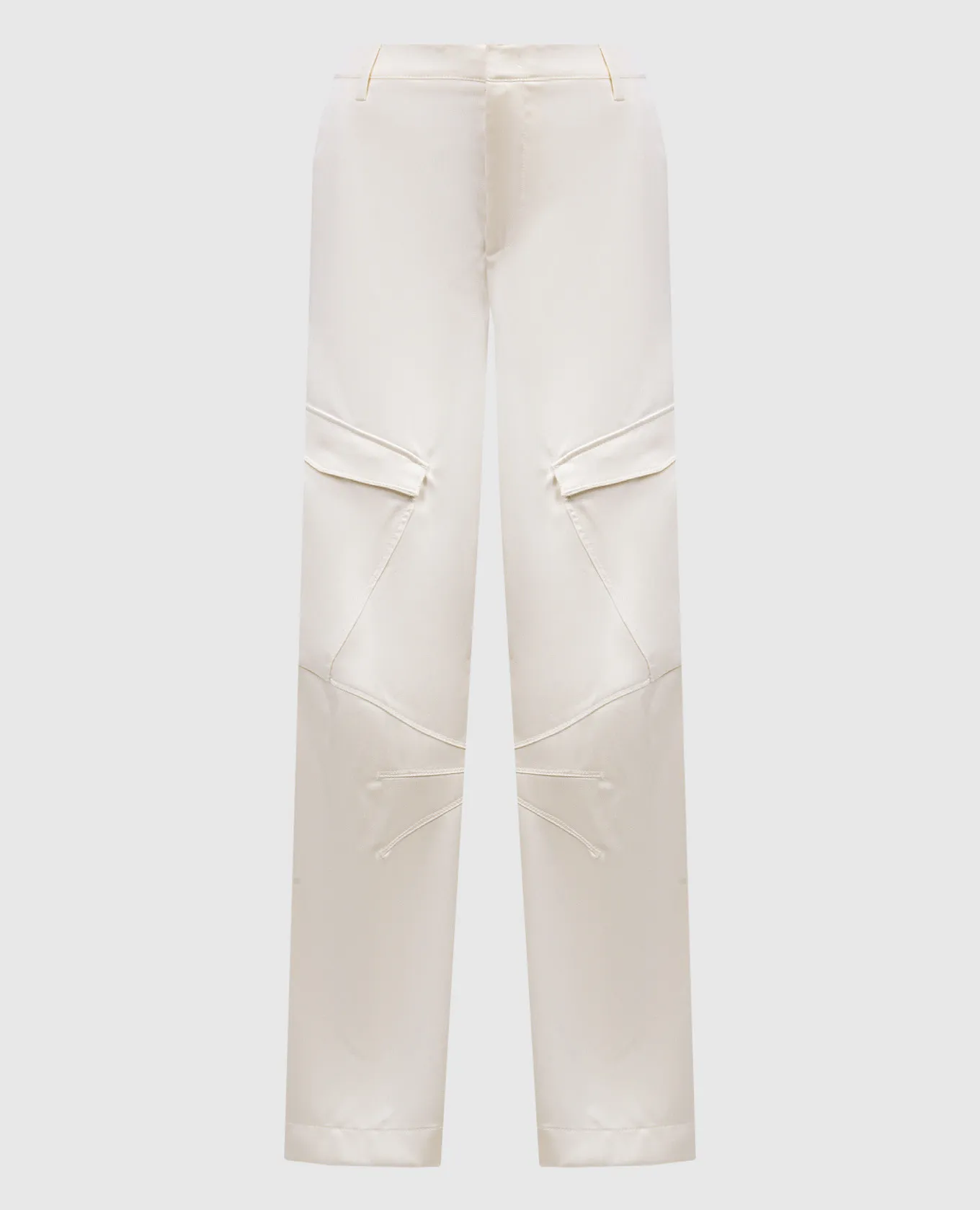 Dondup Camila logo cargo pants in beige