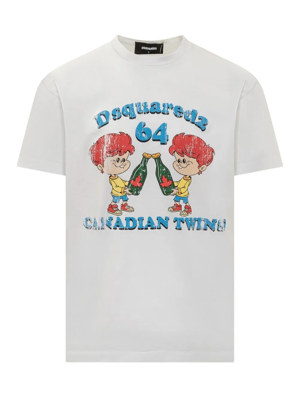 DSQUARED2 CANADIAN TWINS PRINT TSHIRT