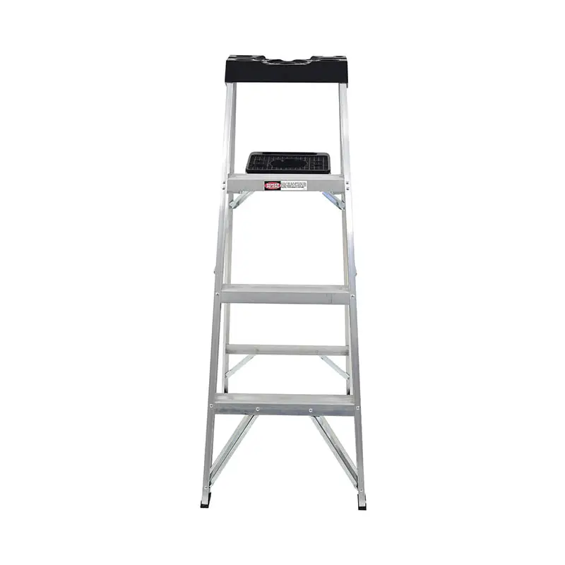 ESCALERA DE TIJERA SCALA SC231404 ALUMINIO 90 KG NEGRO