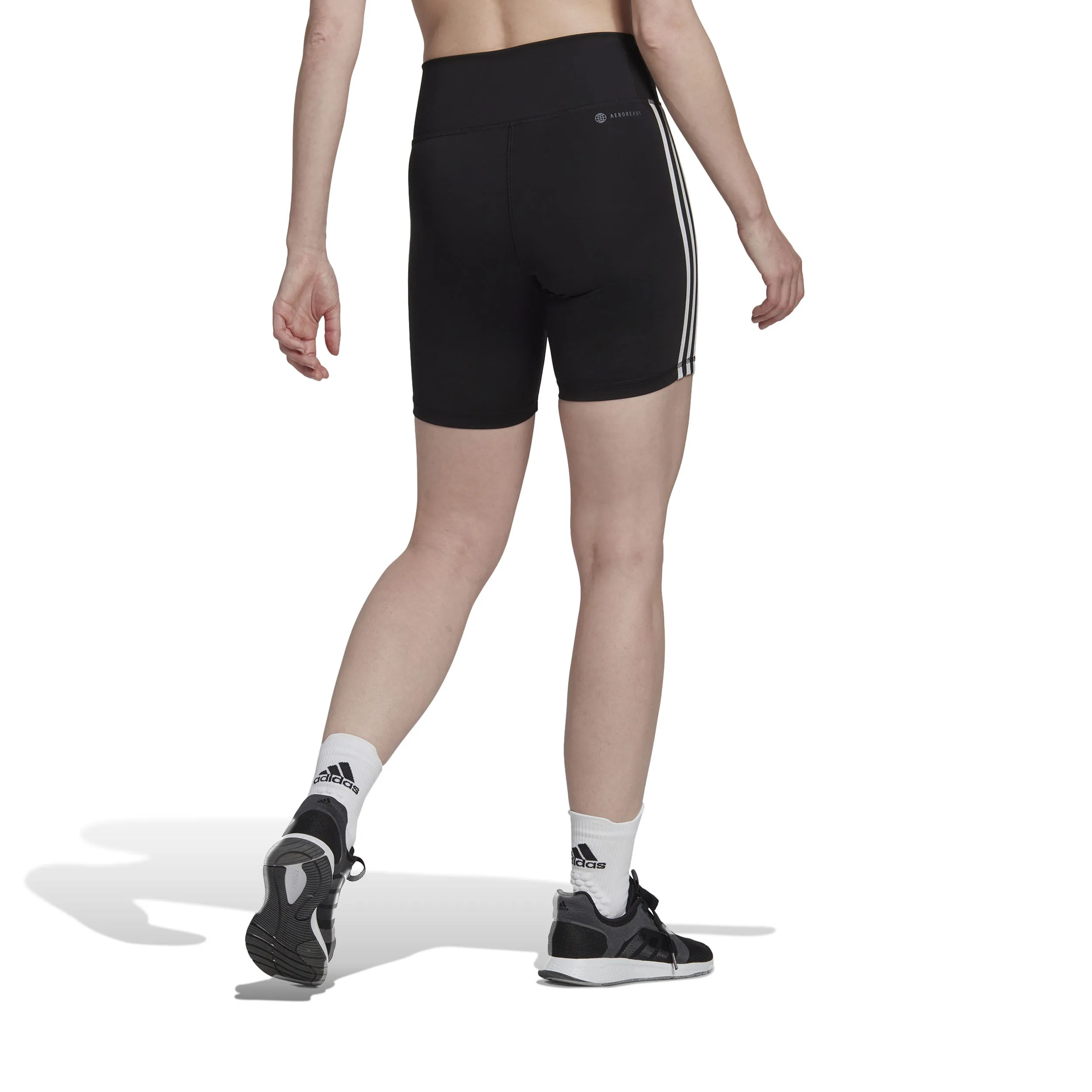 ESSENTIALS TRAINING 3STRIPES HIGHWAISTED MALLA MUJERES