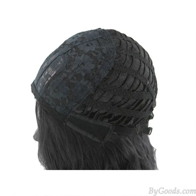 Fashion Brown Big Wavy Long Curly Women Hair Wig