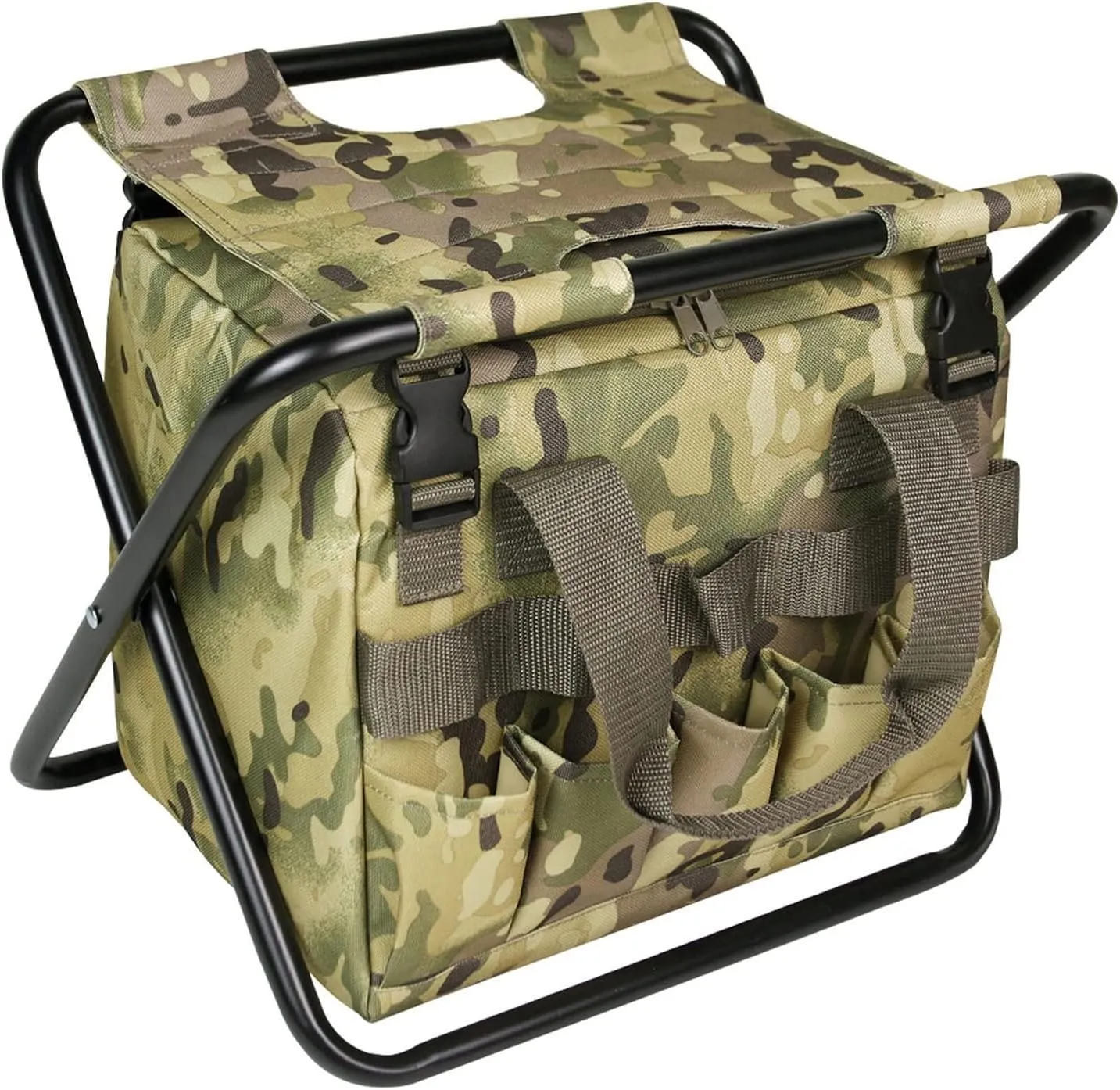 GBNYTT Silla de pesca multiusos para exteriores  silla de pesca  camping  montañismo  plegable  con bolsa de almacenamiento  apa