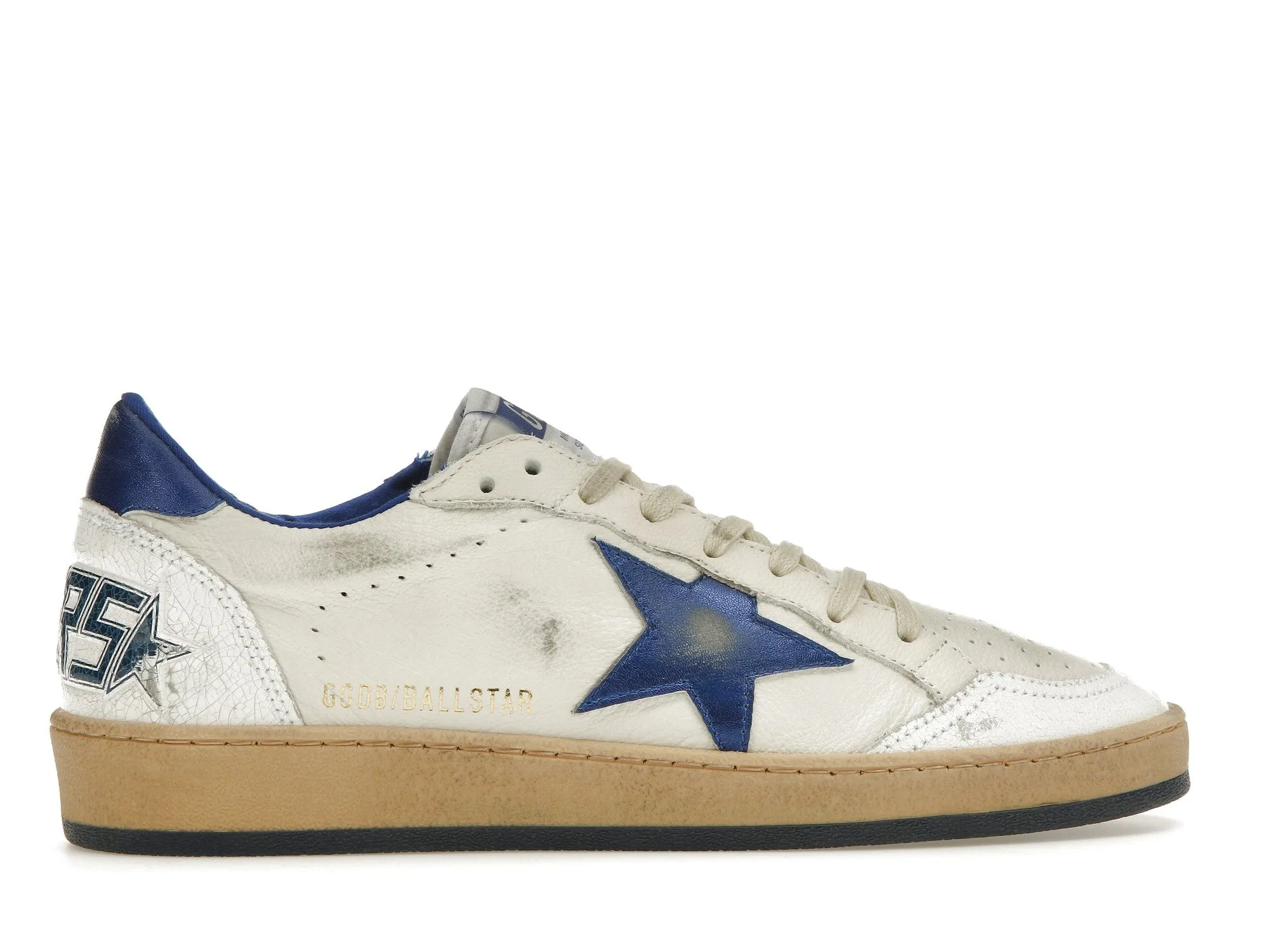 GOLDEN GOOSE BALLSTAR LOW WHITE BLUETTE