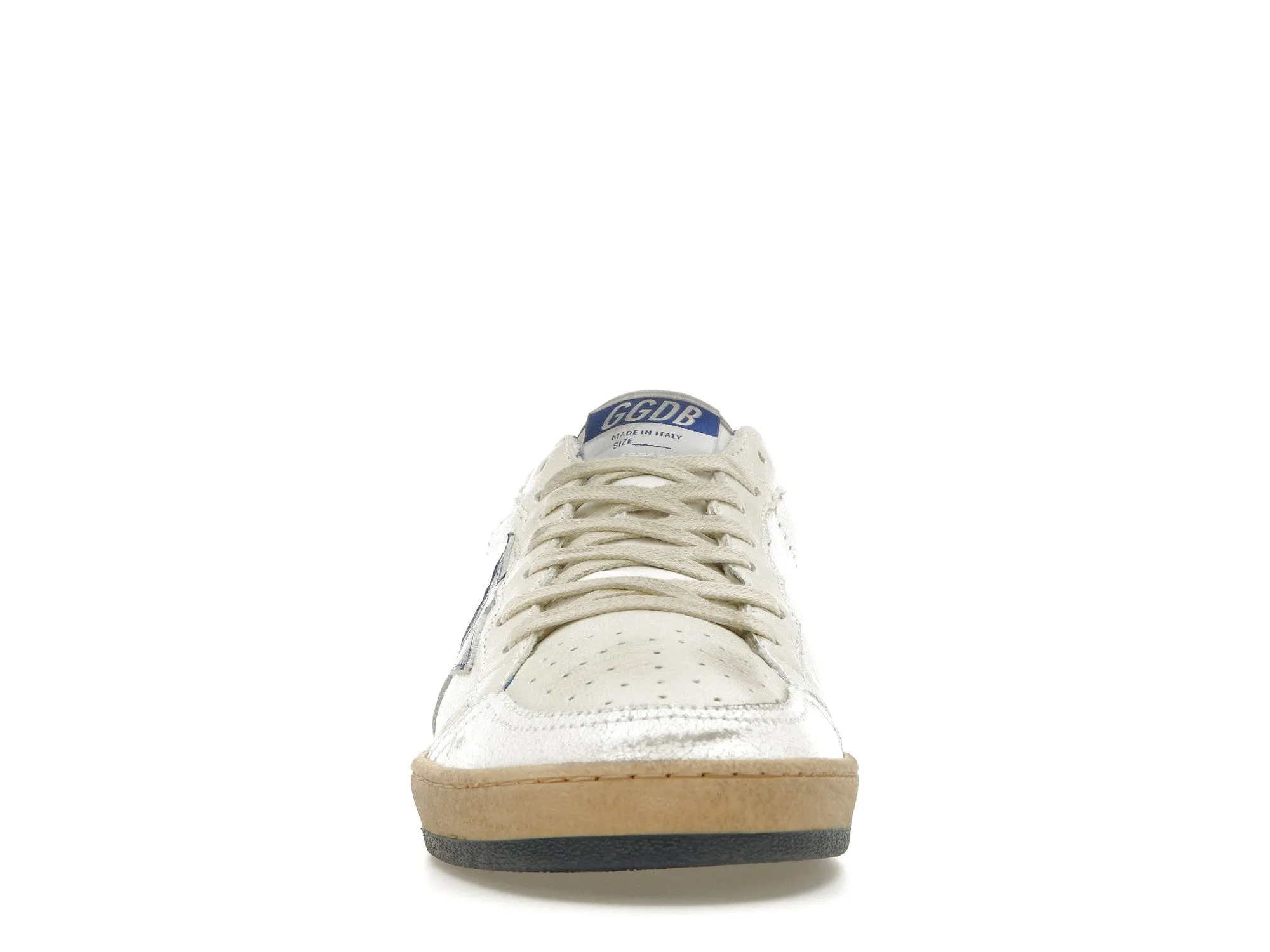 GOLDEN GOOSE BALLSTAR LOW WHITE BLUETTE