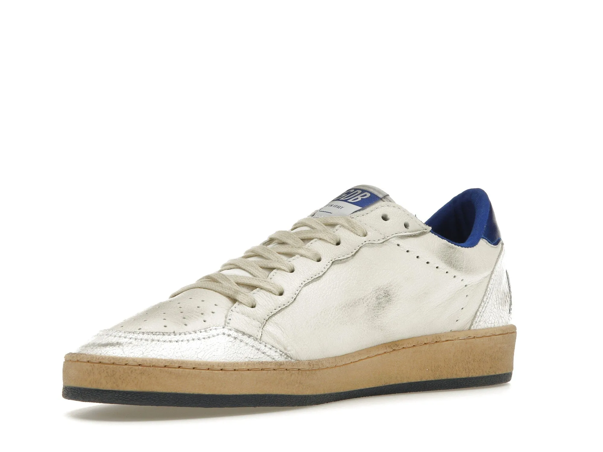 GOLDEN GOOSE BALLSTAR LOW WHITE BLUETTE