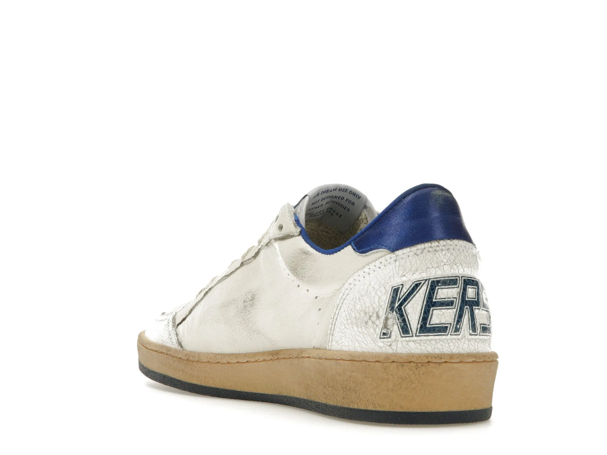 GOLDEN GOOSE BALLSTAR LOW WHITE BLUETTE