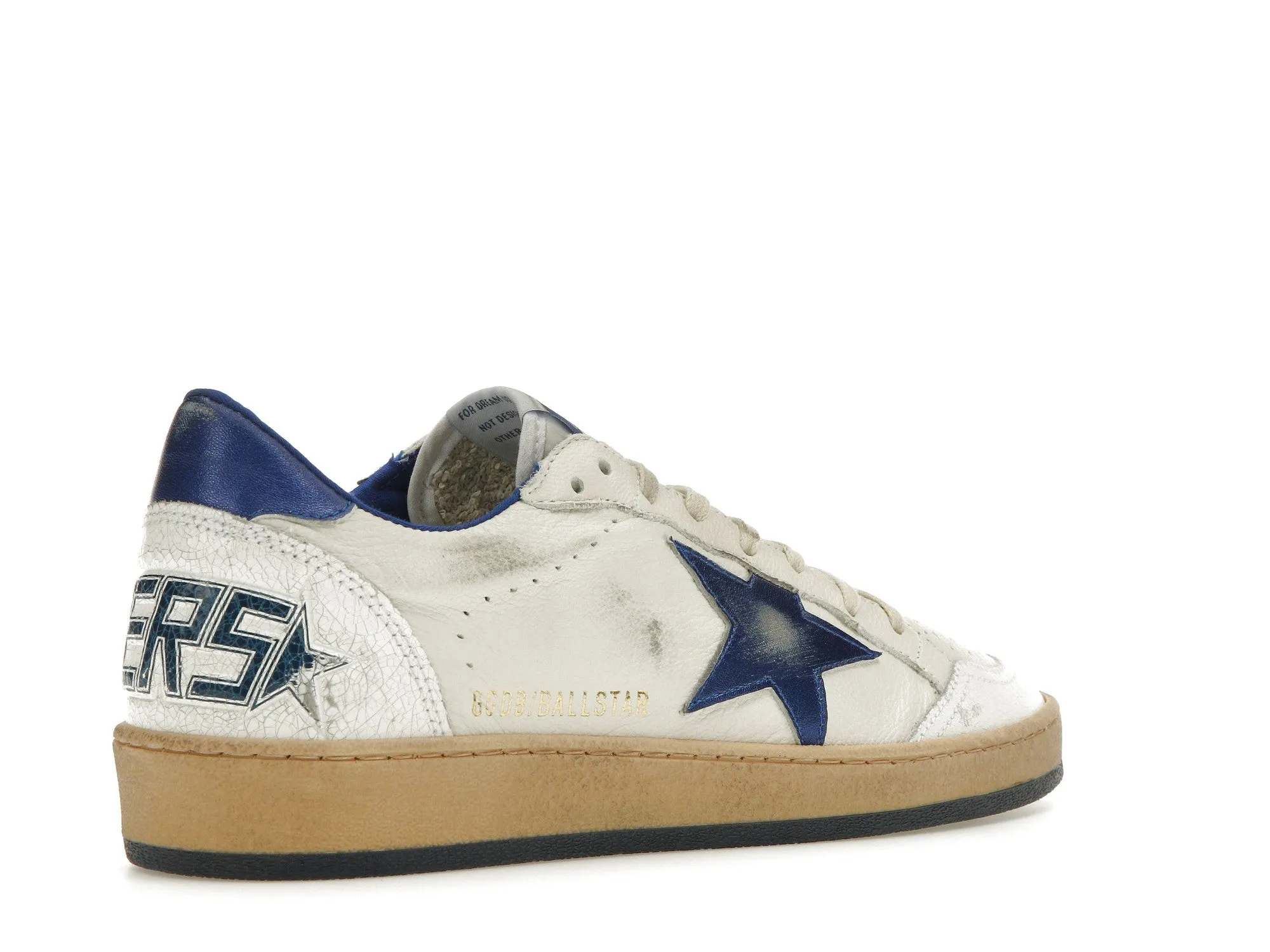 GOLDEN GOOSE BALLSTAR LOW WHITE BLUETTE