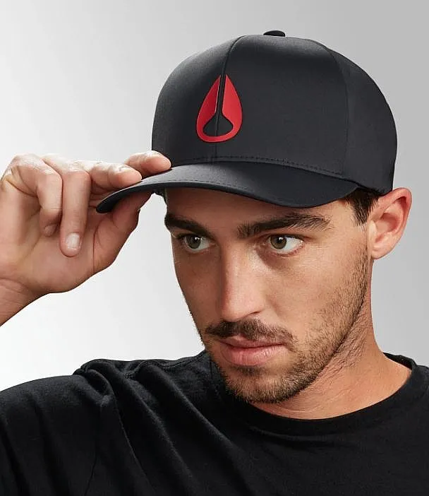 GORRA CON VISERA NIXON ARROYO  BLACK/RED