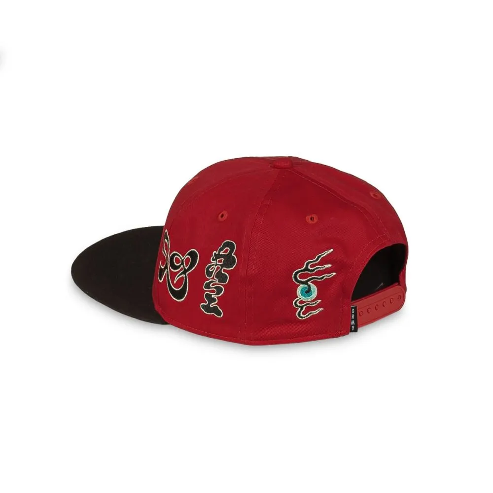 GORRA GRIMEY TUSKER TEMPLE BICOLOR SNAPBACK  RED | FW23