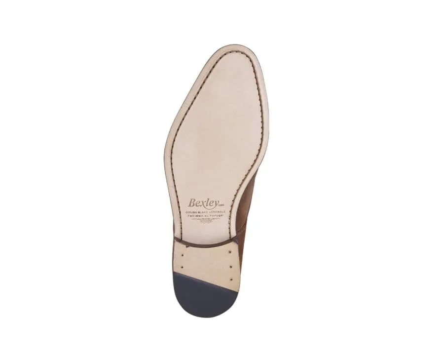 HAVANA SUEDE DERBY SHOES  LEATHER OUTSOLE  PADDINGTON