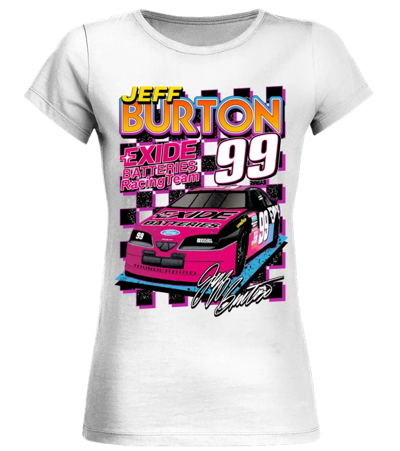 Jeff Burton  Camiseta cuello redondo Mujer