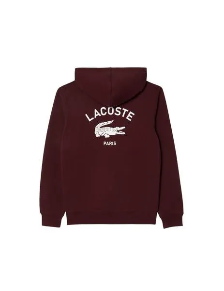 Jerseys, Punto y Sudaderas LACOSTE granate para Hombre.