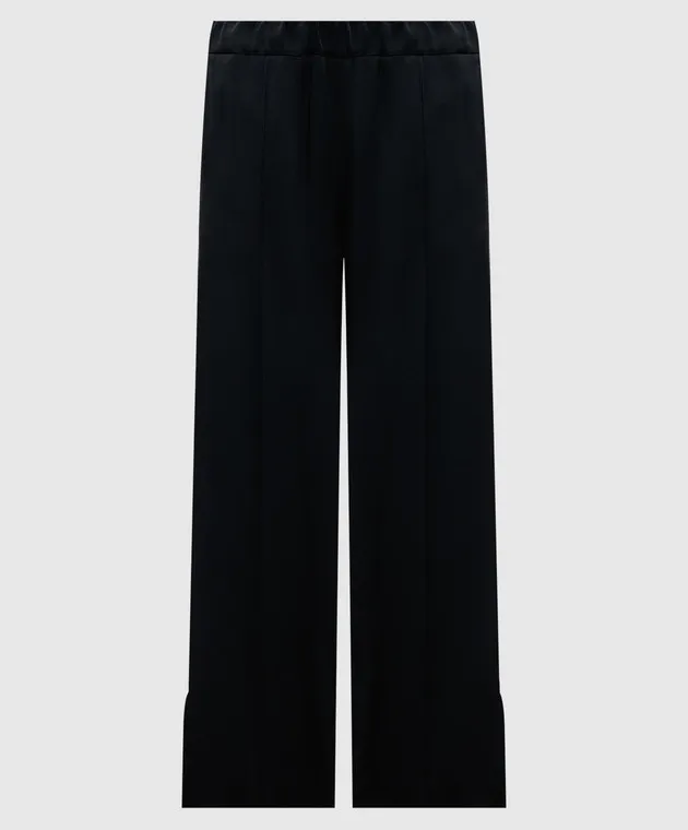 Jil Sander Black pants with slits
