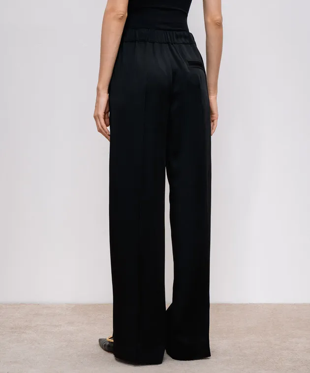Jil Sander Black pants with slits