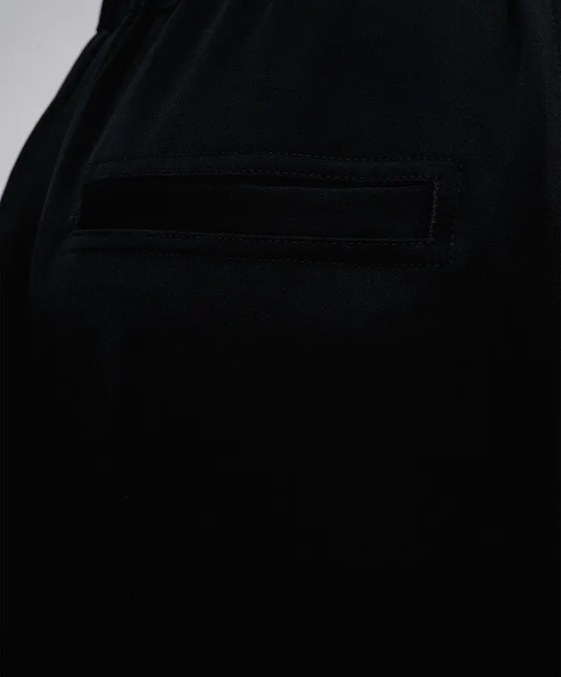 Jil Sander Black pants with slits