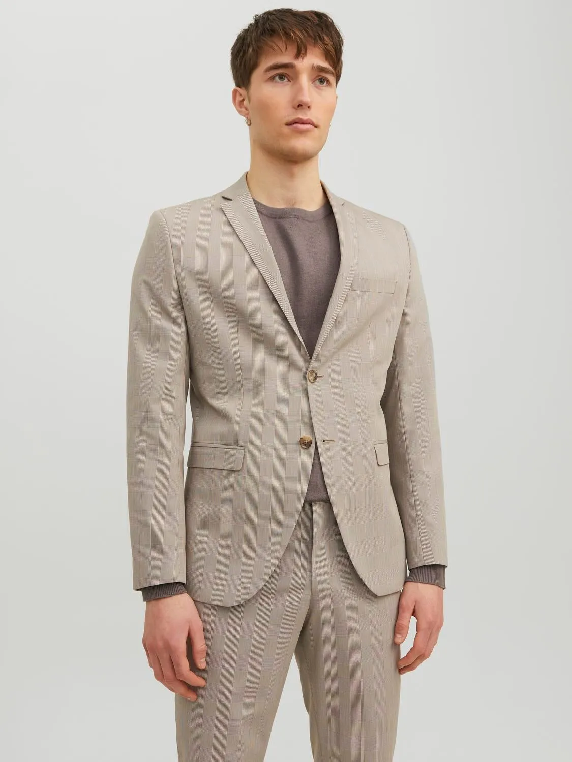 JPRSOLARIS Blazers Corte super slim | Beige | Jack & Jones®