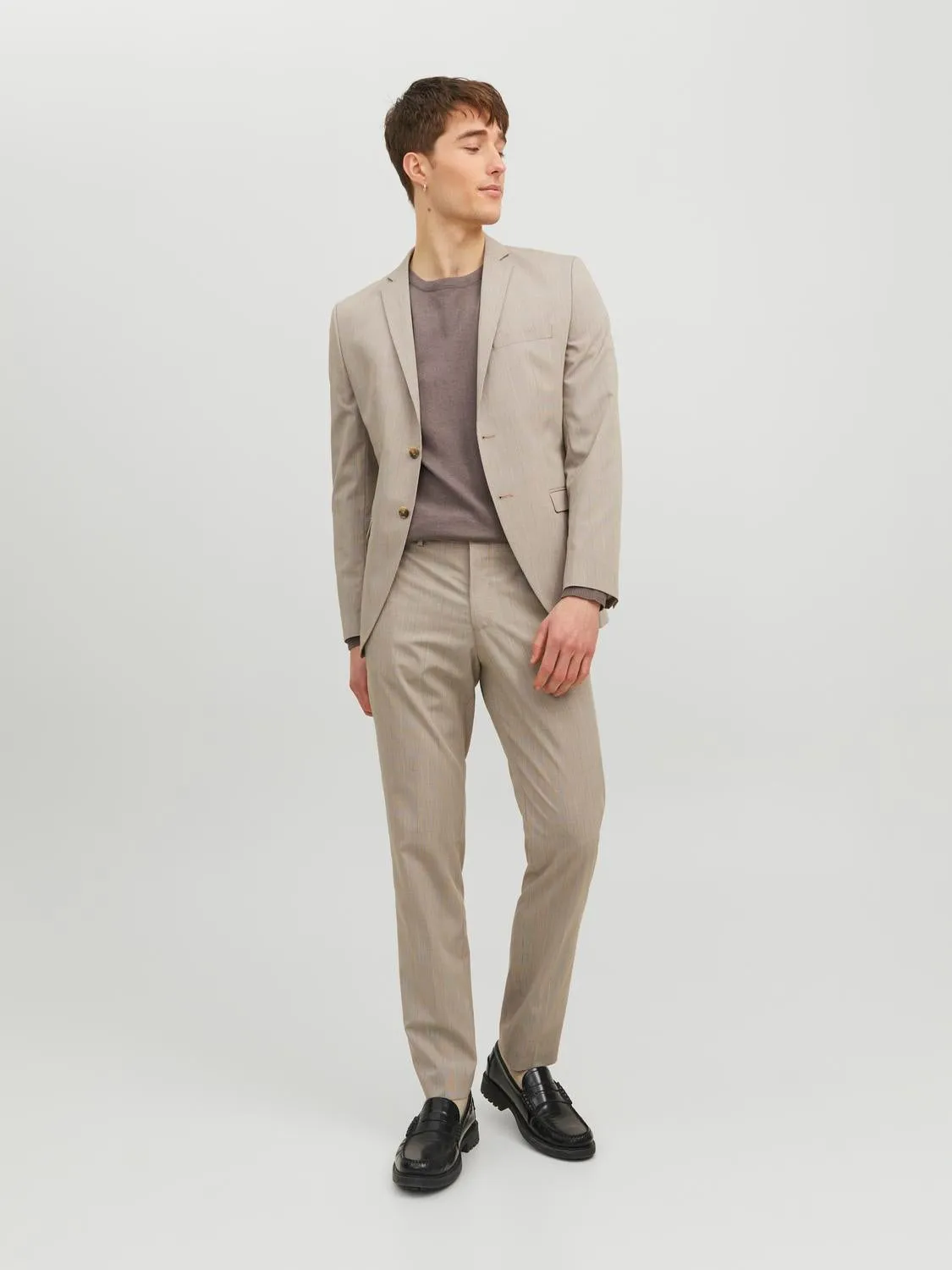 JPRSOLARIS Blazers Corte super slim | Beige | Jack & Jones®
