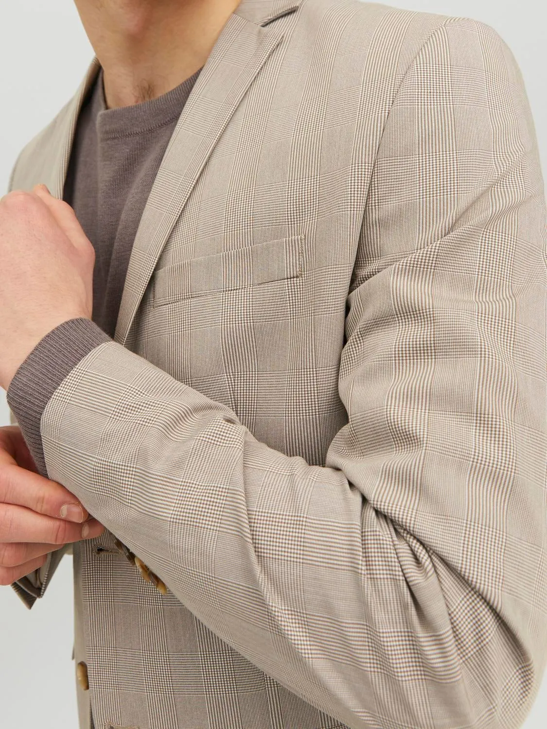 JPRSOLARIS Blazers Corte super slim | Beige | Jack & Jones®