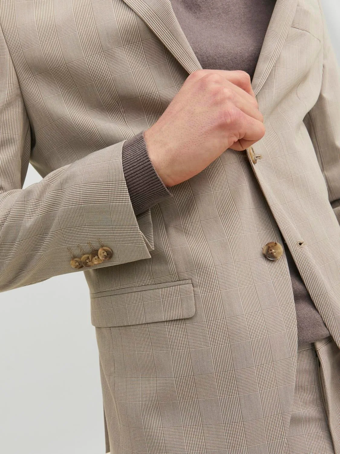 JPRSOLARIS Blazers Corte super slim | Beige | Jack & Jones®