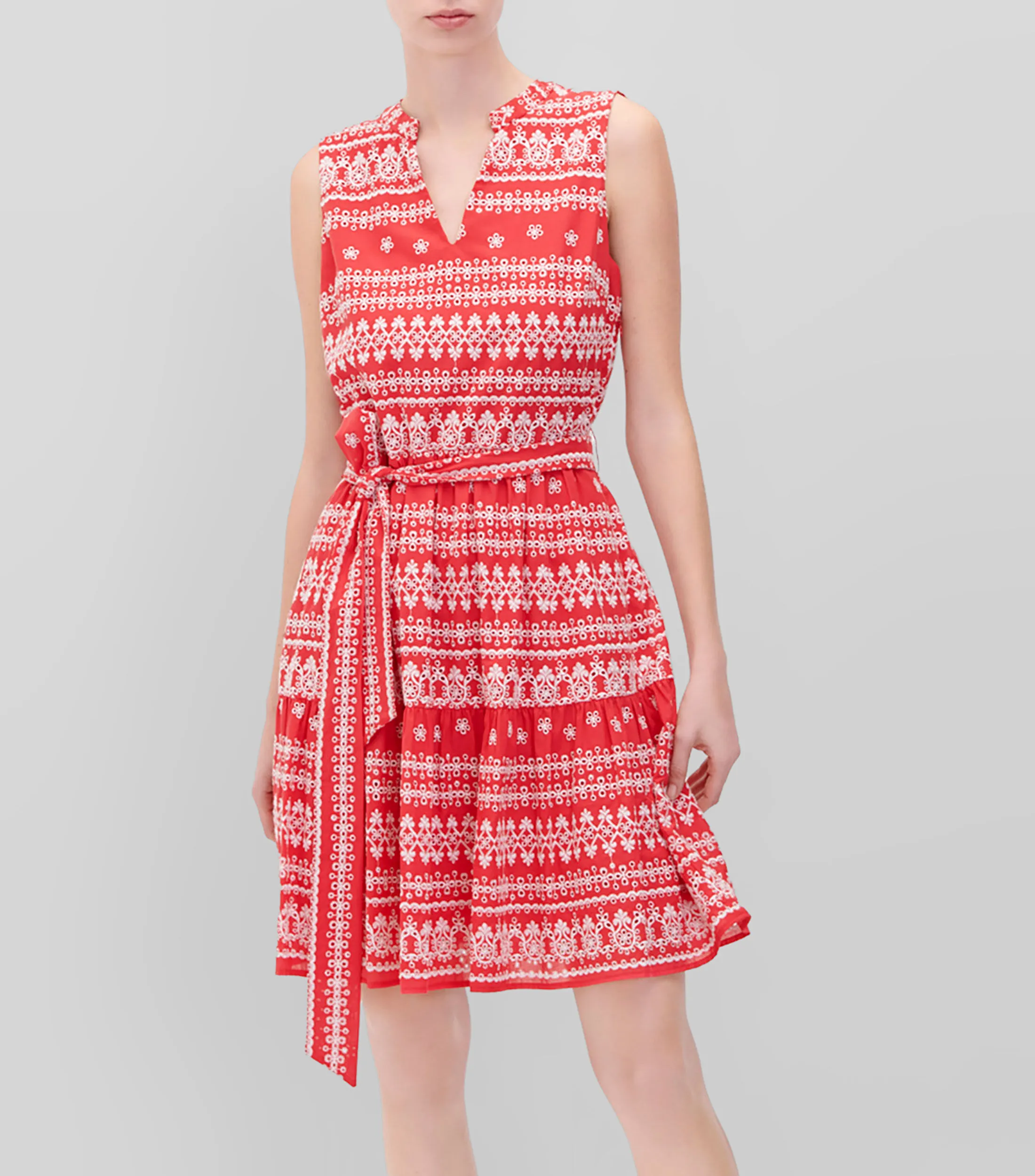 Julio Vestido Bordado Fit And Flare Mujer