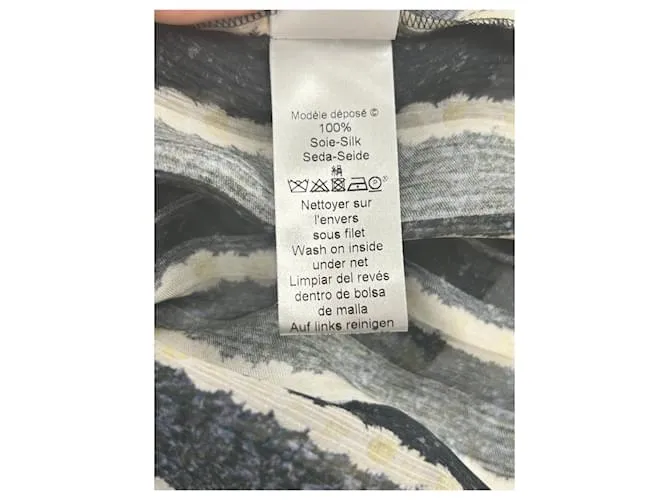 KENZO Camisetas.fr 36 Seda Negro 