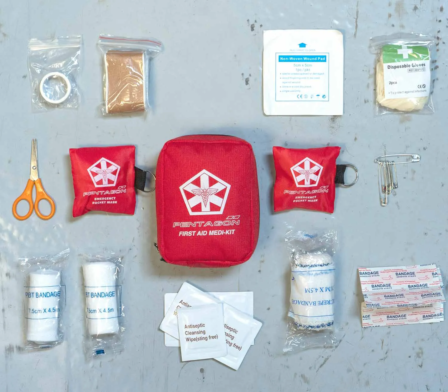 Kit de Primeros Auxilios Pentagon Hippokrates