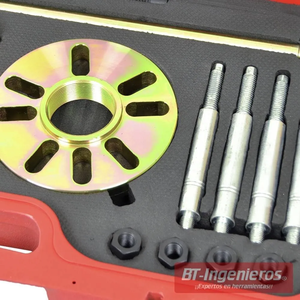 Kit profesional para extraer bujes a golpe. 18 piezas