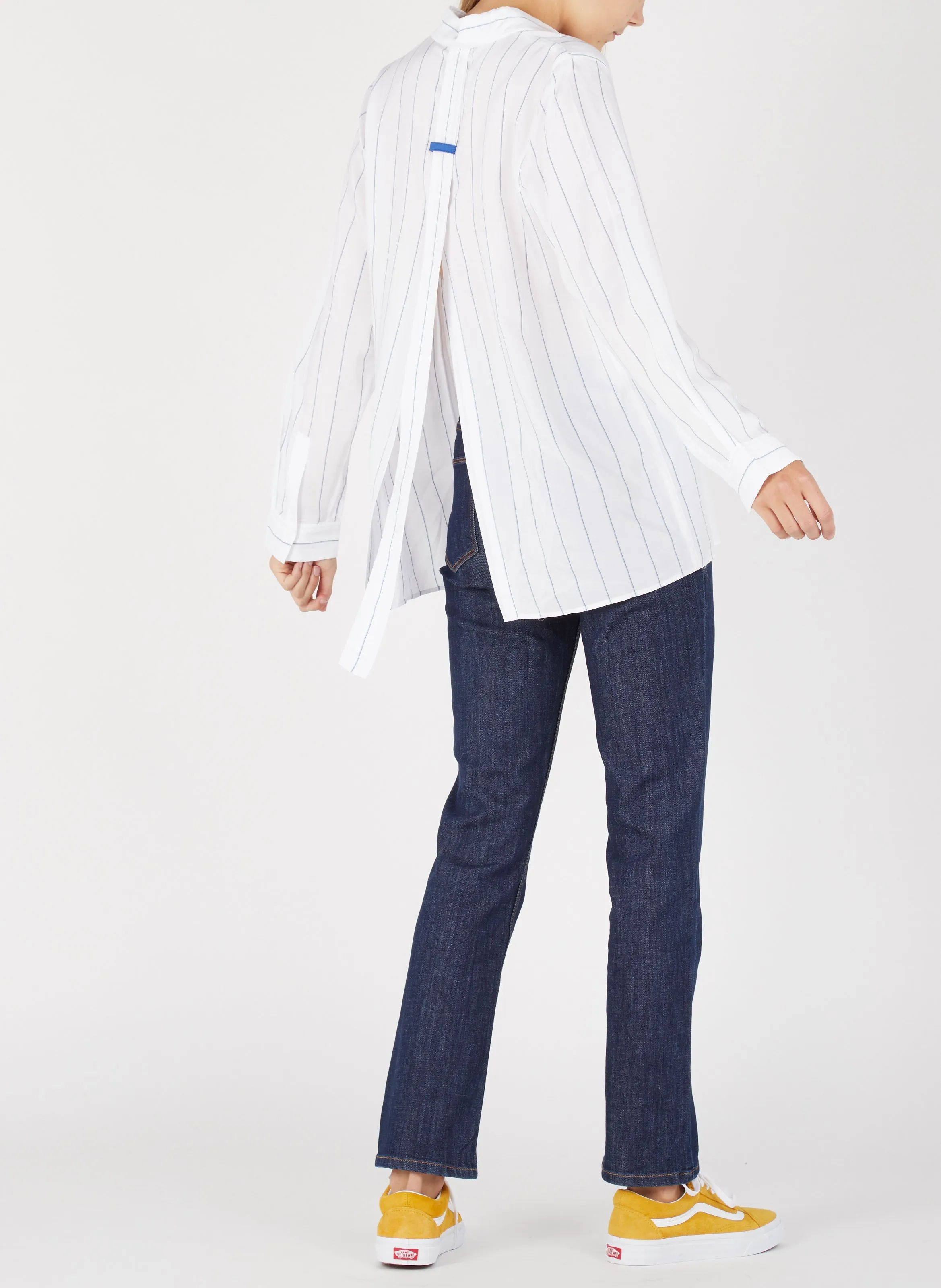 LAB DIP JOAN  VAQUERO SKINNY OSCURO DE TALLE ALTO EN AZUL