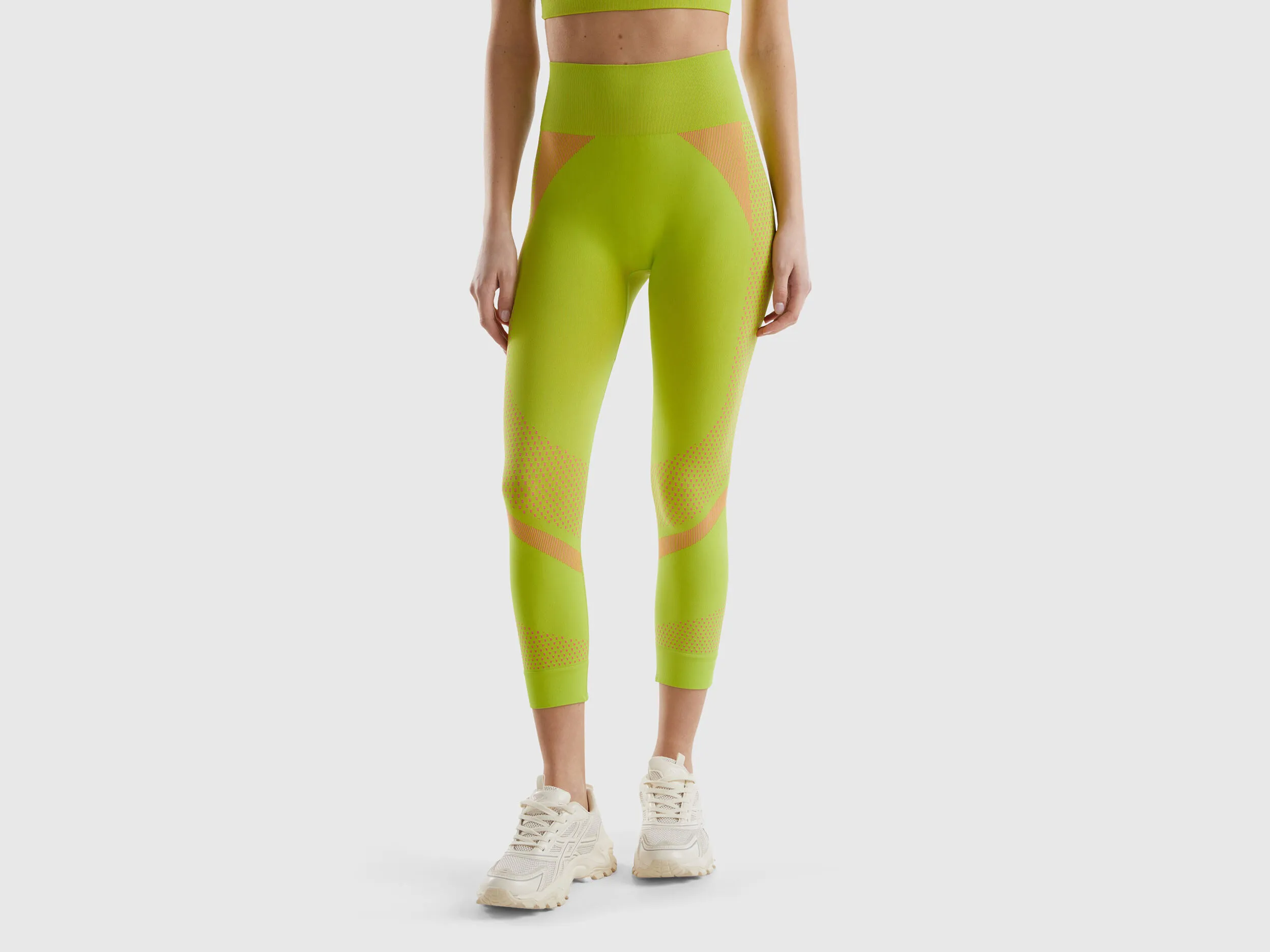 Leggings 3/4 deportivos sin costuras
