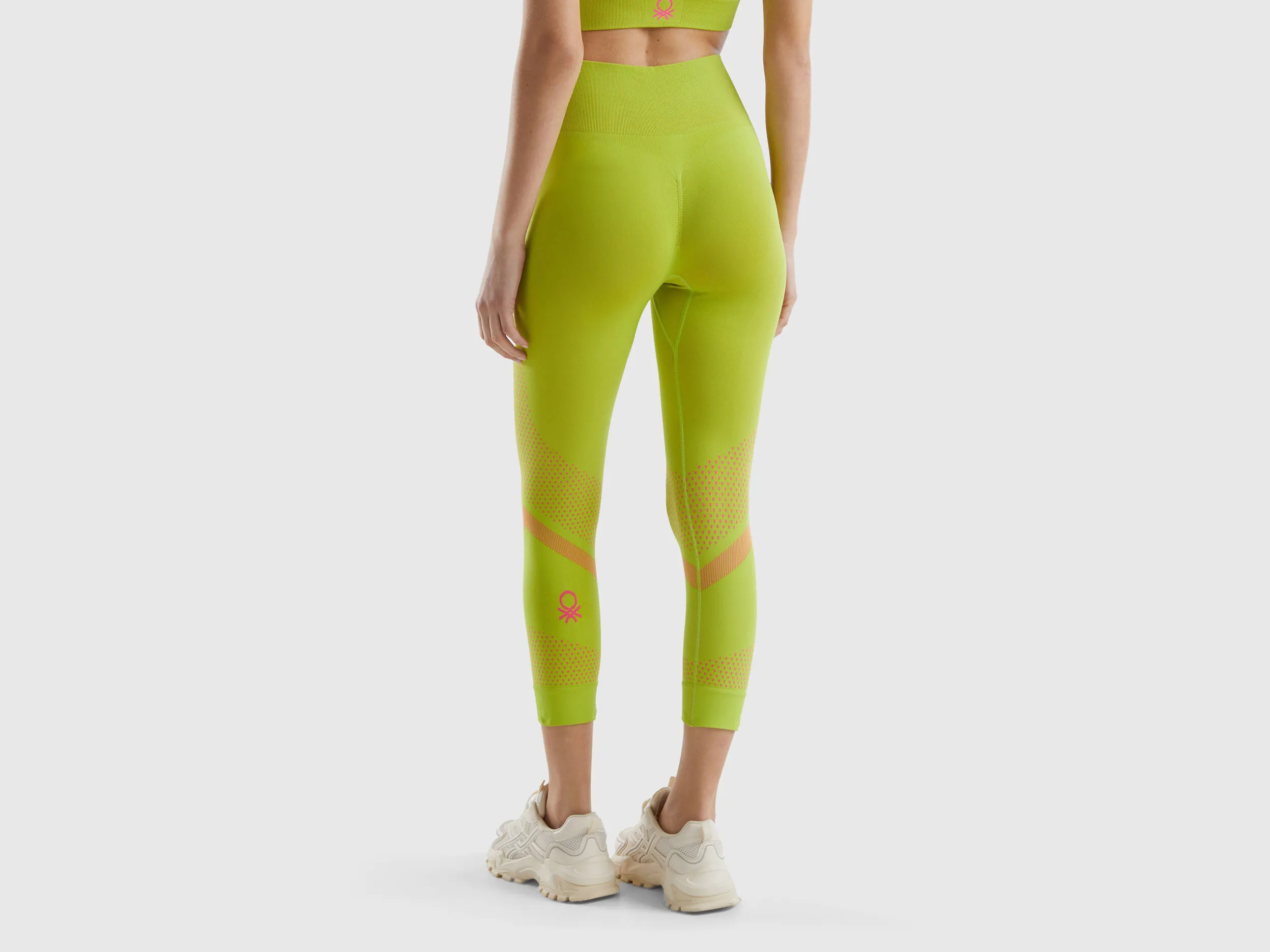Leggings 3/4 deportivos sin costuras