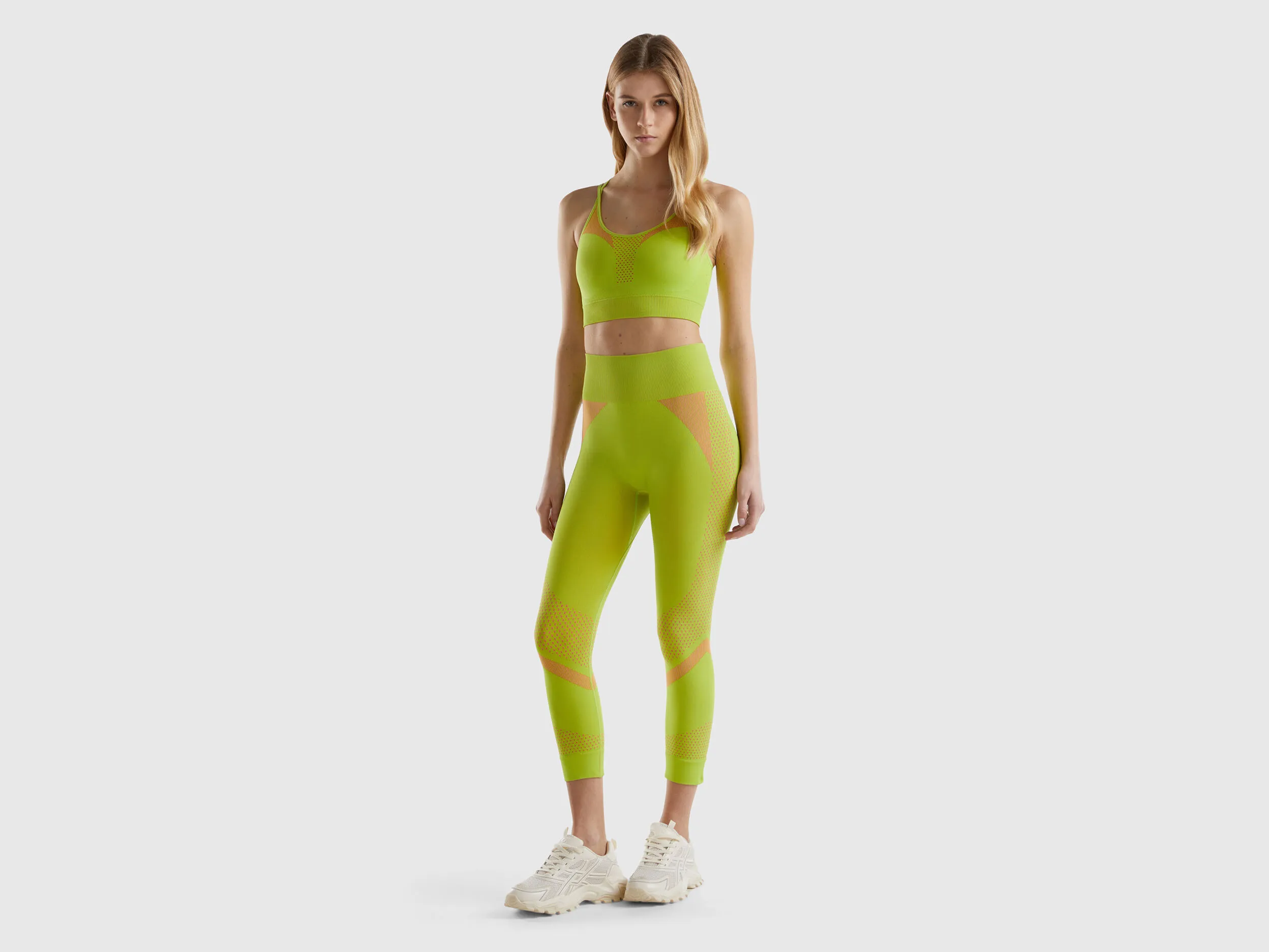 Leggings 3/4 deportivos sin costuras