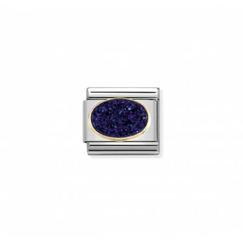 Link Nomination Acero y Oro "Agata drusa azul" 030518 04
