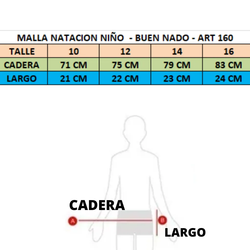 Malla Natación Niño Buen Nado +antiparras Hydro Champ!