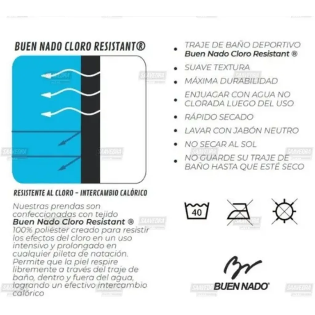 Malla Natación Niño Buen Nado +antiparras Hydro Champ!