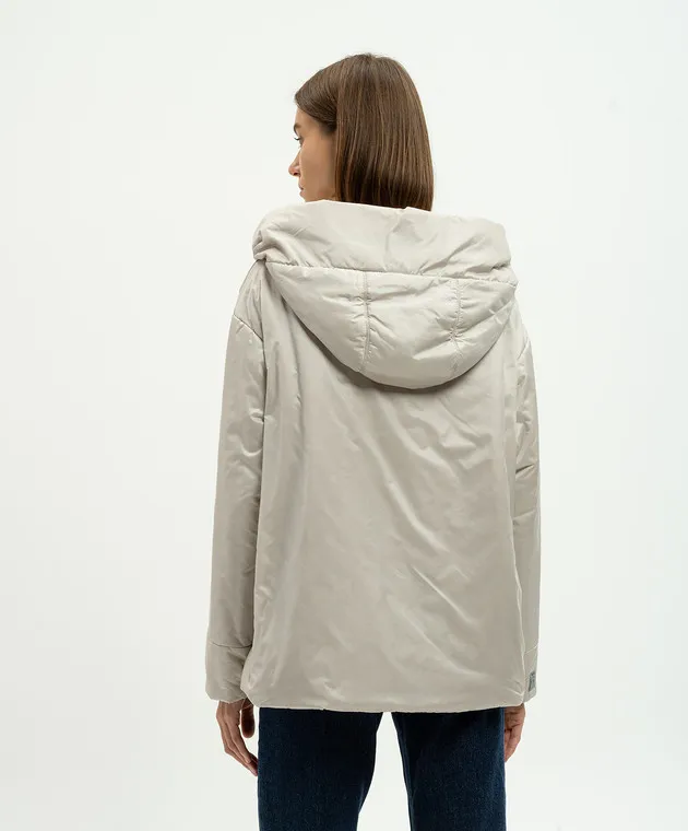 Max Mara GREENDA gray jacket with logo