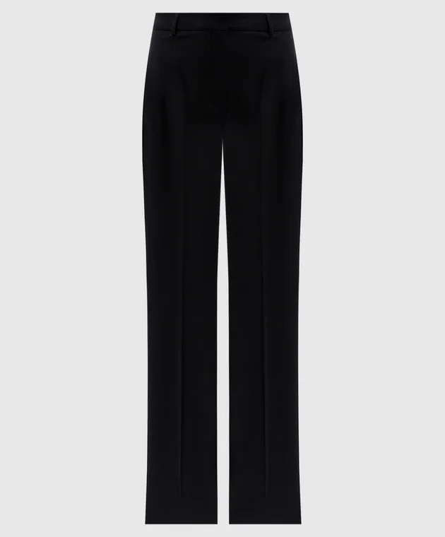 Max Mara Sportmax Black pants MORA made of wool