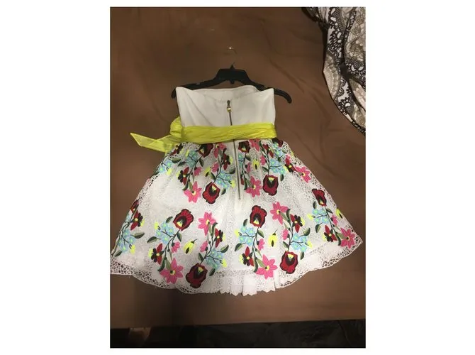 Mini vestido manoush Rosa Blanco Roja Azul Multicolor Verde Amarillo 
