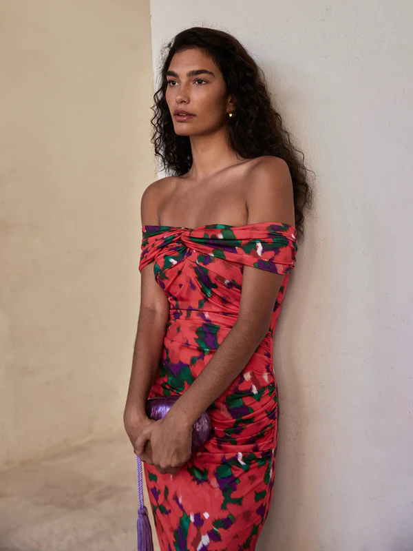 Mioh vestido Comte flowers