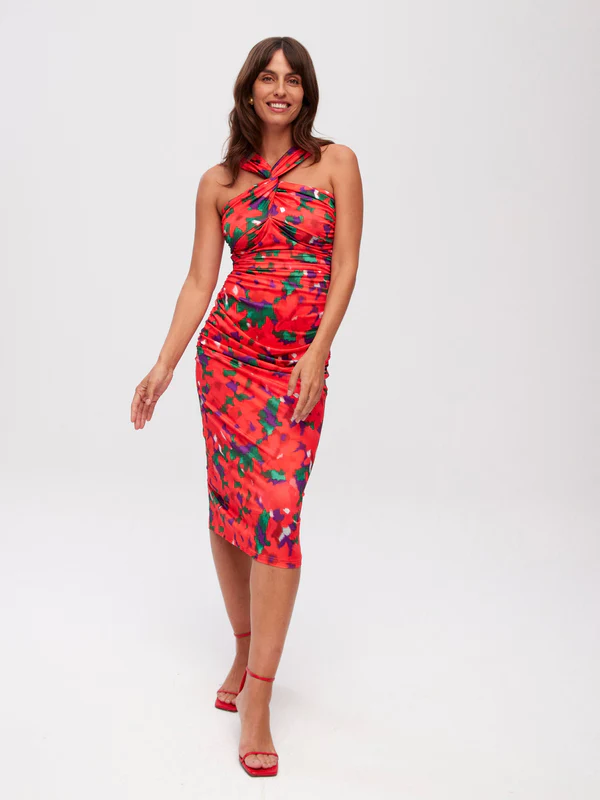 Mioh vestido Comte flowers